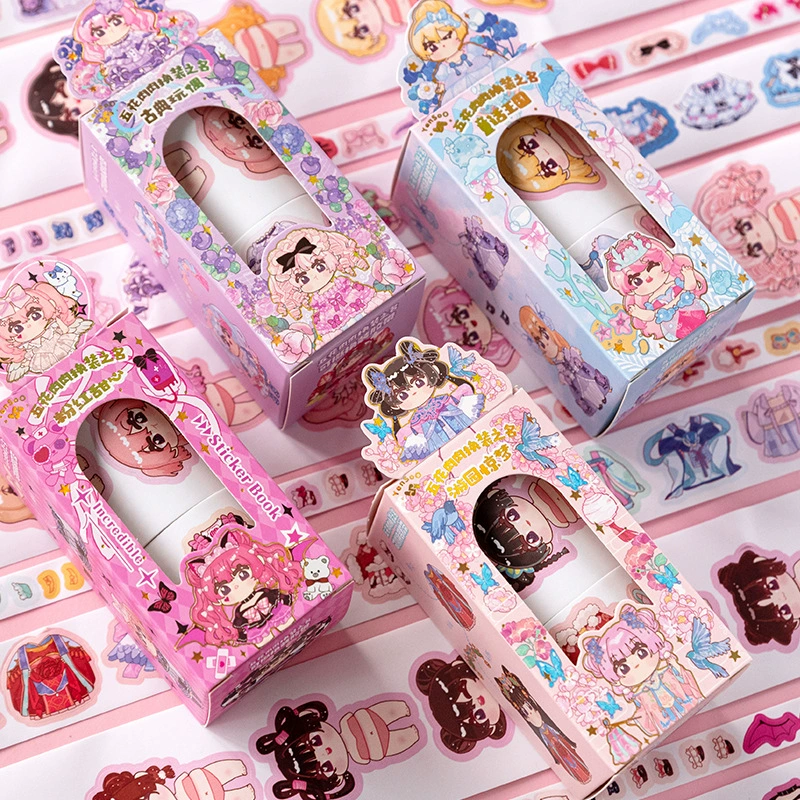 Cotton cartoon paper tape, creative decorations, scheduler