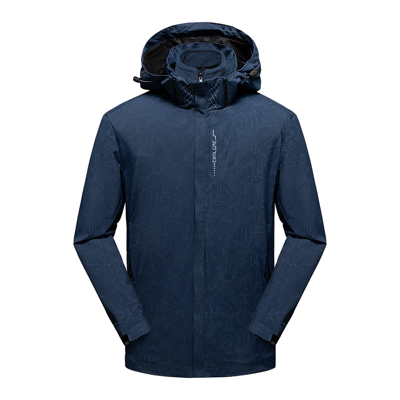 Otoño y invierno pareja de terciopelo grueso agitado chaqueta casual de terciopelo hombre y mujer cuello vertical chaqueta de terciopelo 3 en 1 chaqueta de asalto