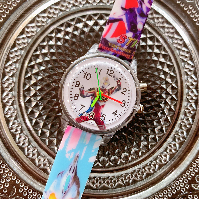 Aisha Niña de dibujos animados impreso reloj de cuarzo luminoso 2023 reloj para niños lindos al por mayor de suministro transfronterizo