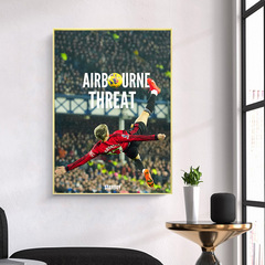 メッシスポーツサッカースターゲーム装飾絵画ポスタークロスボーダー専用寝室写真壁キャンバス絵画コア
