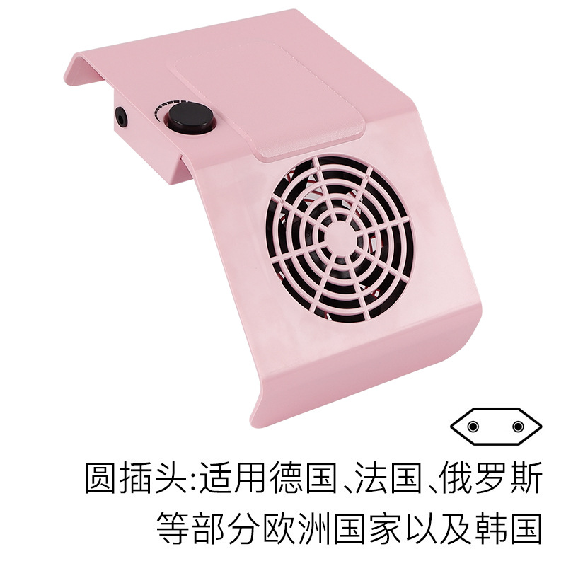 Fabricante al por mayor aspirador de uñas de 40W estilo japonés con almohadilla de mano colector de polvo de uñas colector de polvo de uñas silencioso