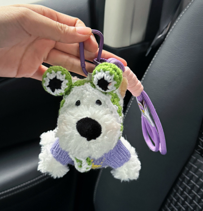 보라색 개구리 후드