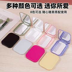 新しいフリップトップ旅行用ポータブルミラー折りたたみ女子学生用高級小型ミラーコームセット、メーカーから直接供給