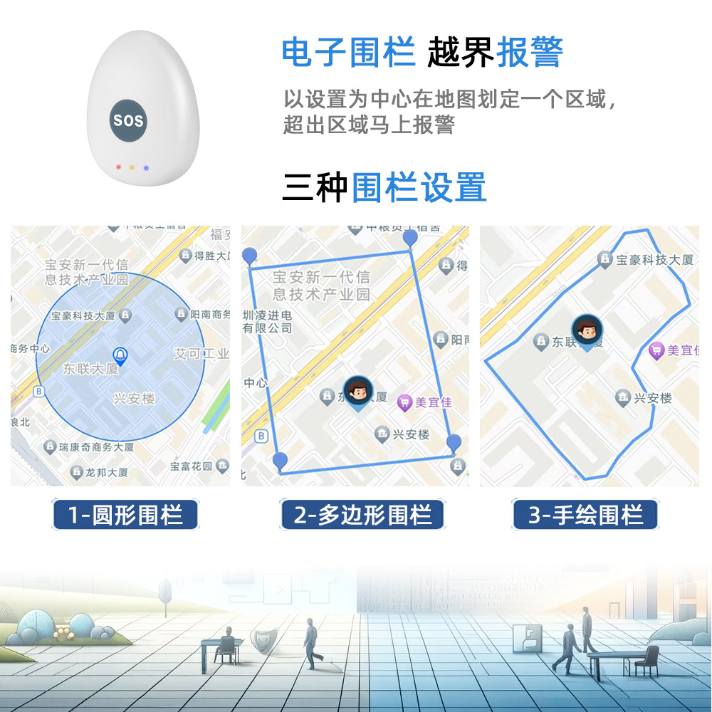 4Ggps Locator for the Elderly and Children to Prevent Loss, One-Click Sos, Two-Way Calling, Wearable Gps Locator