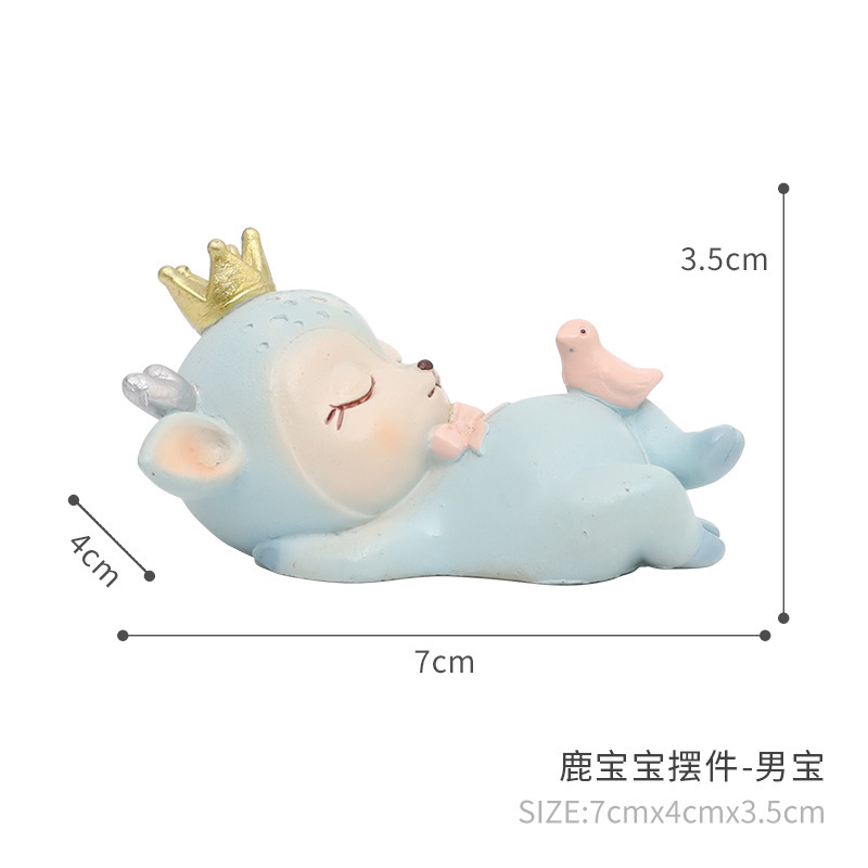 사슴 아기 장식품-남성 보물