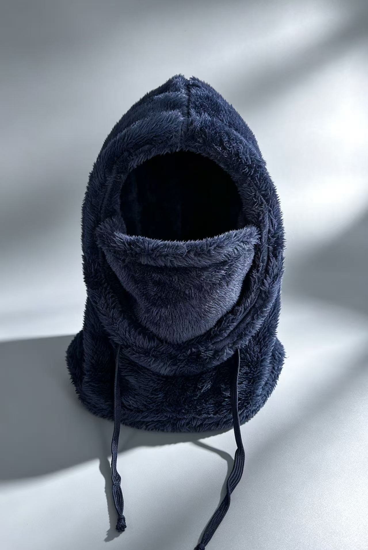 Gorro Balaclava Integrado Térmico de Poliéster Cortavientos para Ciclismo en Invierno