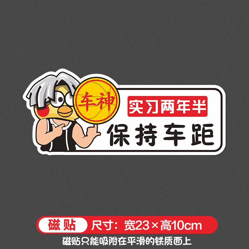 Reflective magnetic car god - internship for two and a half years