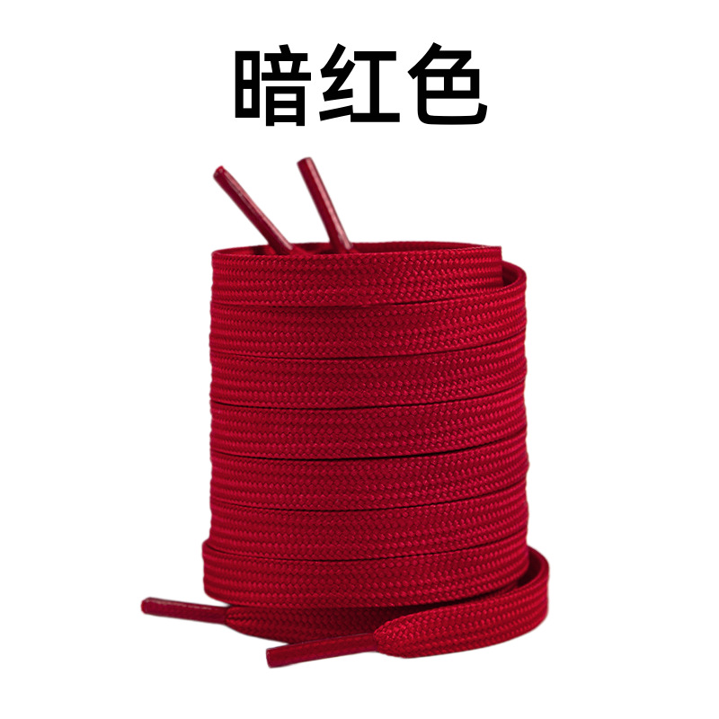 8mm de ancho poliéster doble capa plana engrosada cordón de zapato adaptar a la fuerza aérea No. 1 zapatos deportivos casuales cordón de zapato en stock image 28