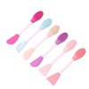 Double-sided face mask, silicone brush for face washing, cleansing milk for face, easy application