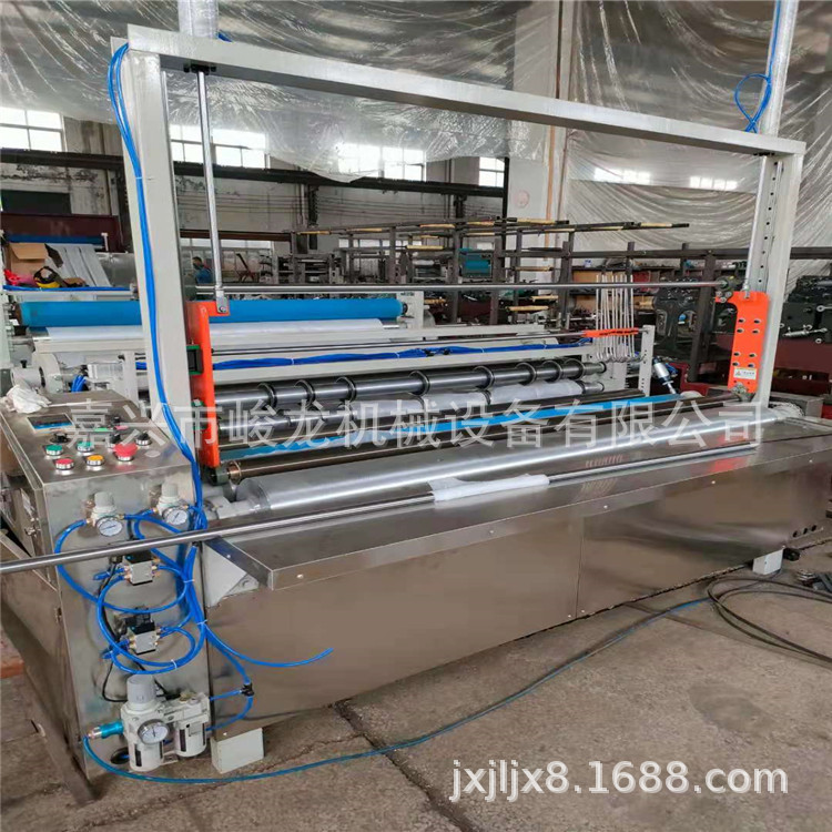 1JL-F1800型全自动干湿两用钢网纸复卷机设备厂家纸张成型机