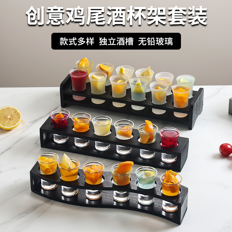 taza de bala taza de licores taza de vino blanco conjunto de taza de vino grueso resistente a altas temperaturas antideslizante fondo bar combinación de taza de vino doméstica