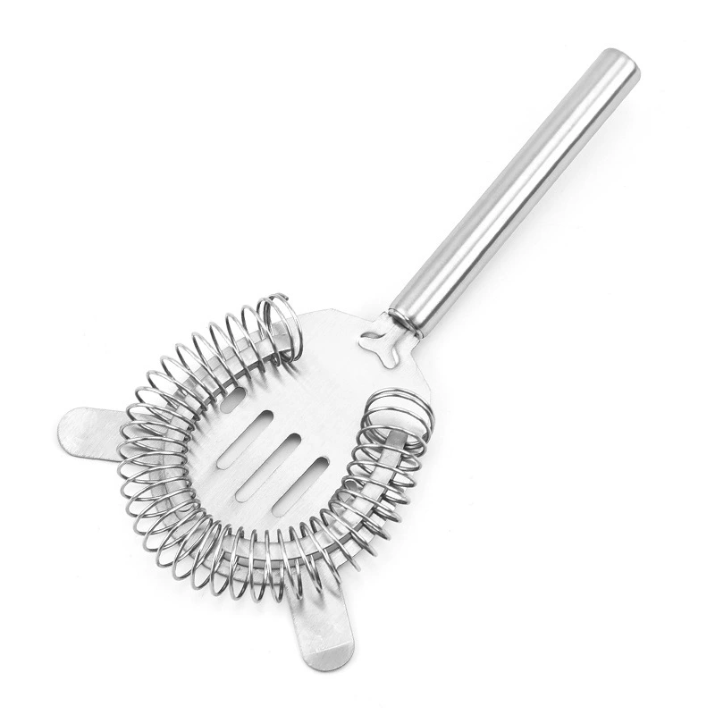 Circular stainless steel filter ice mixing tool, cocktail ice device bar ice cubes filtering barrier ice device