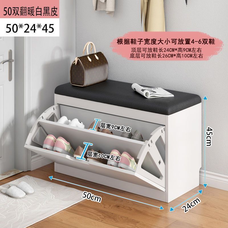 [더블 레이어 티핑 버킷] 50*24 블랙 가죽 모델