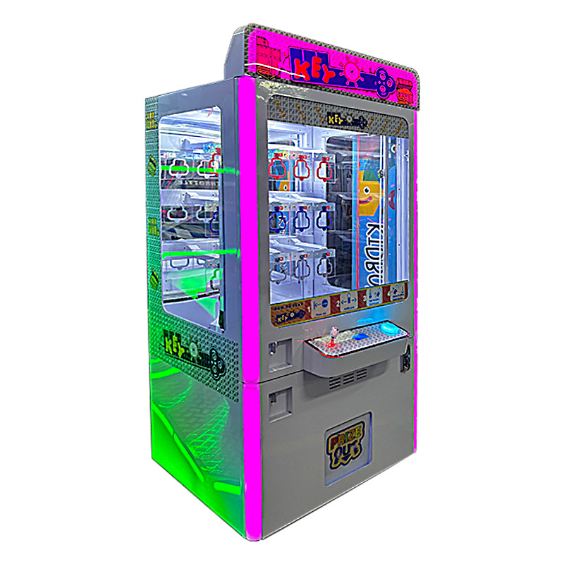 Máquina de regalo a gran escala Máquina de caja ciega que toma monedas Empuje la máquina de llaves de la ciudad de los videojuegos