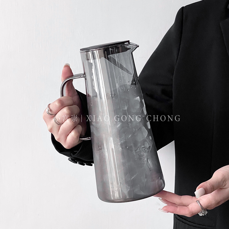 tetera de refrigeración de alta calidad tetera de vidrio resistente a altas temperaturas tetera de té de gran capacidad tetera de té de frutas doméstica tetera de jugo de frutas