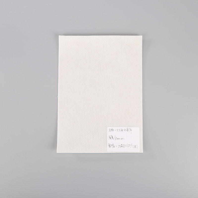 Wholesale white double-sided spunlace shoe material luggage lining double-sided spunlace cross-laid net spunlace non-woven fabric