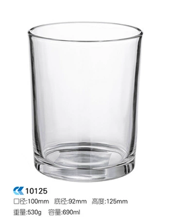Lijiao Candid Cup Домашний DIY самодельная свеча, ароматерапия, стеклянная чашка, пустая воск, стеклянная спальня, прозрачная подсвечник