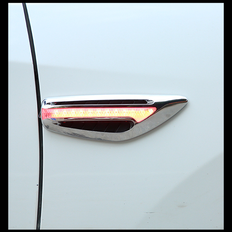 Car High Brightness LED Sequential Side Turn Signal Light Fender Lamp