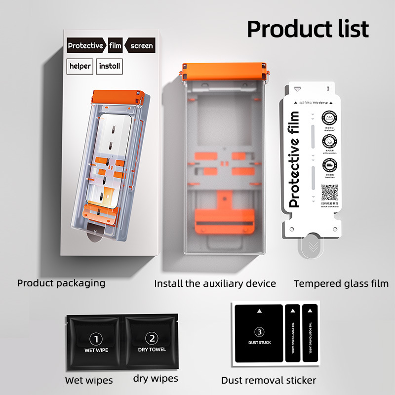 Aplicable Apple 16promax película templada 3d película de teléfono móvil doblada en caliente almacén libre de polvo iphone13 Corning vidrio protección