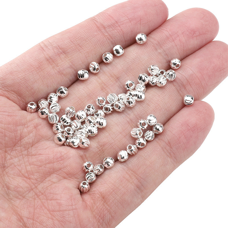 25 合金ブロークンシルバールースビーズシリーズホイールビーズスクエアビーズスペーサービーズ手作り diy アクセサリー半完成ブレスレット素材|undefined