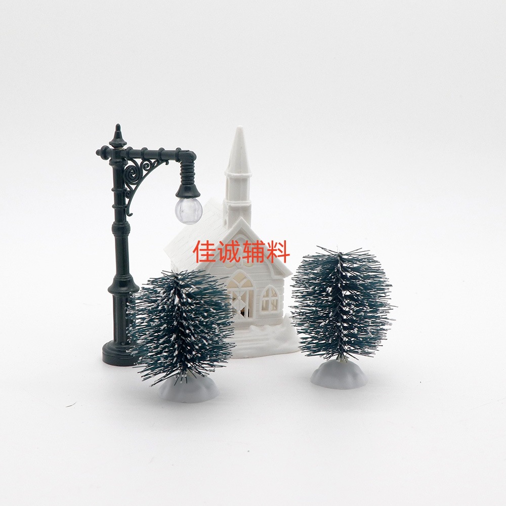 墨绿白底圣诞树 椭圆 4.5CM.jpg