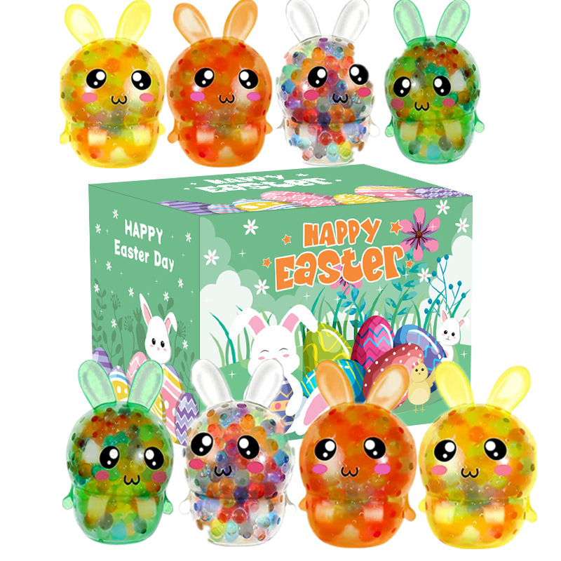 Nuevo producto Huevo de Pascua Impresión Pintado Cáscara de Gata Huevo abierto de plástico Regalo de fiesta Juego de juguetes