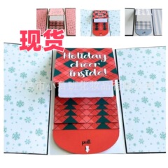跨境亚马逊创意新 Christmas Gift Card Holder Book圣诞礼品卡册
