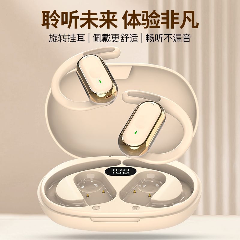 Cross-Border Supply New Wireless Bluetooth Headset Open Ear-Mounted Ultra-Long Battery Life Adjustable Sports Headset