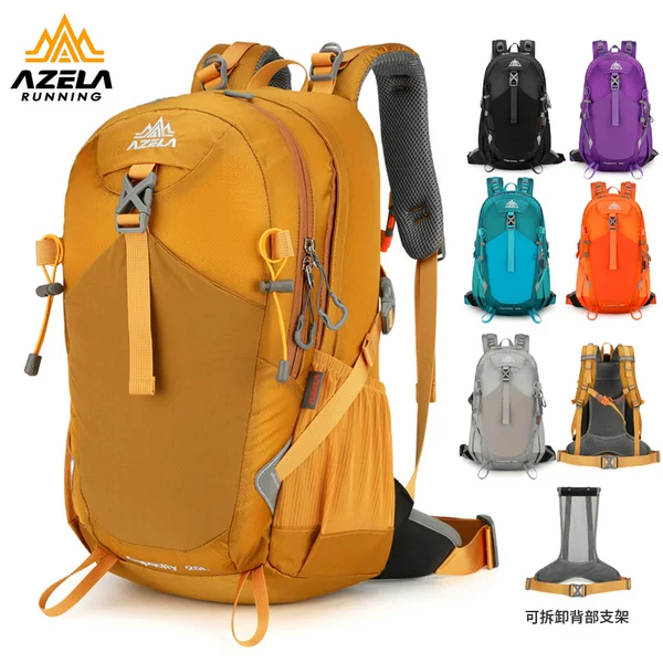 Azera Lightweight Casual Outdoor Backpack Mountaineering Hiking Bag Cross-Country Cycling Backpack Water-Repellent and Scratch-Resistant