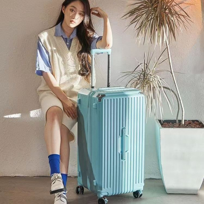 时尚多巴胺大容量旅行箱30寸万向轮行李箱100寸拉杆箱户外密码箱|undefined