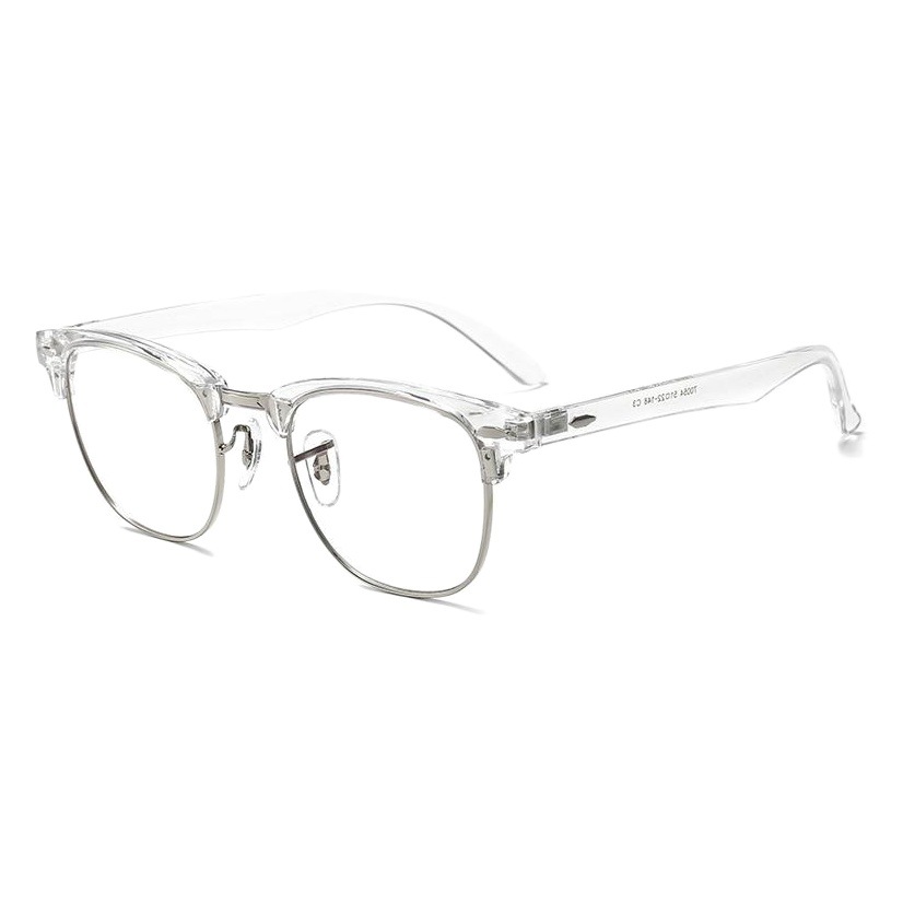 Las gafas de marco negro liso enmarcan las gafas lisas de los hombres gafas de miopía de medio Marco de las mujeres pueden equiparse con lentes gafas de cara grande marco ojos celebridad en línea