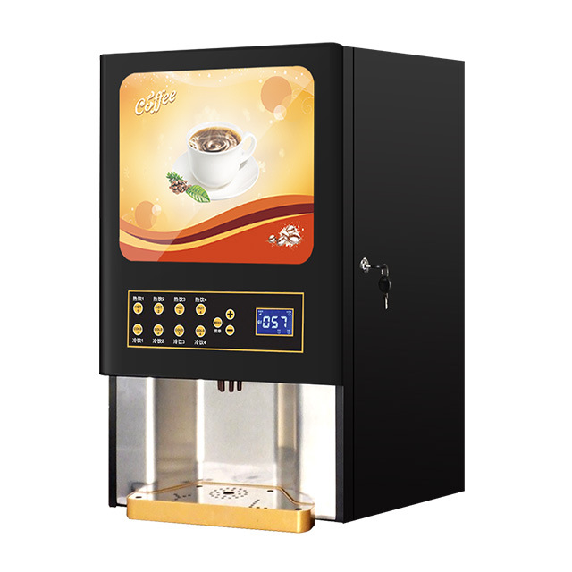 Cafetera de escritorio totalmente automática, pequeña, comercial, de calidad alimentaria, té de la leche instantáneo, tienda de conveniencia adecuada para calefacción eléctrica