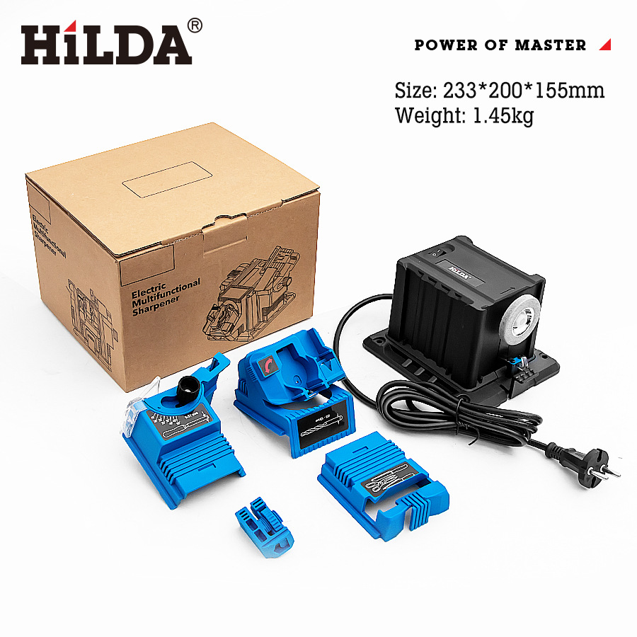 Hilda plataforma de molienda taladro giratorio taladro de molienda eléctrica hogar tijeras cuchillo de cocina cuchillo multifuncional muela