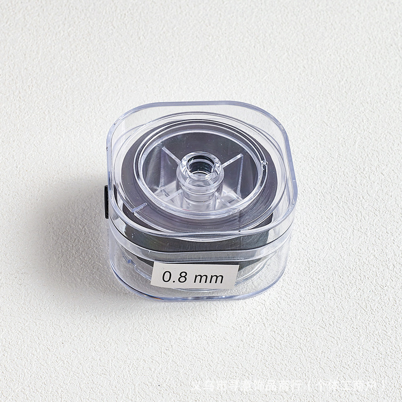 カラフルなフラットシルク弾性糸ビーズビーズ糸 diy ブレスレットロープ靱性タイトな弾性耐摩耗性ブレスレット弾性糸|undefined