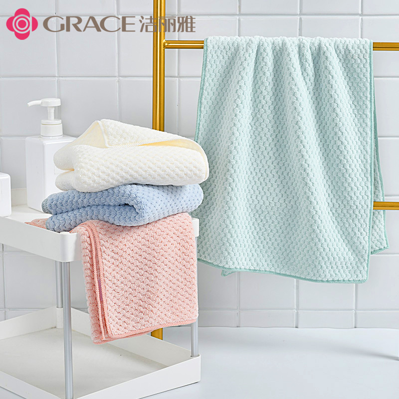 Jie Liya Face Wash Towel for Women and Men, Coral Velvet, More Absorbent Than Pure Cotton, Quick-Drying, Soft, Large Size 7583 Jie Liya Face Wash Towel for Women and Men, Coral Velvet, More Absorbent Than Pure Cotton, Quick-Drying, Soft, Large Size 7583