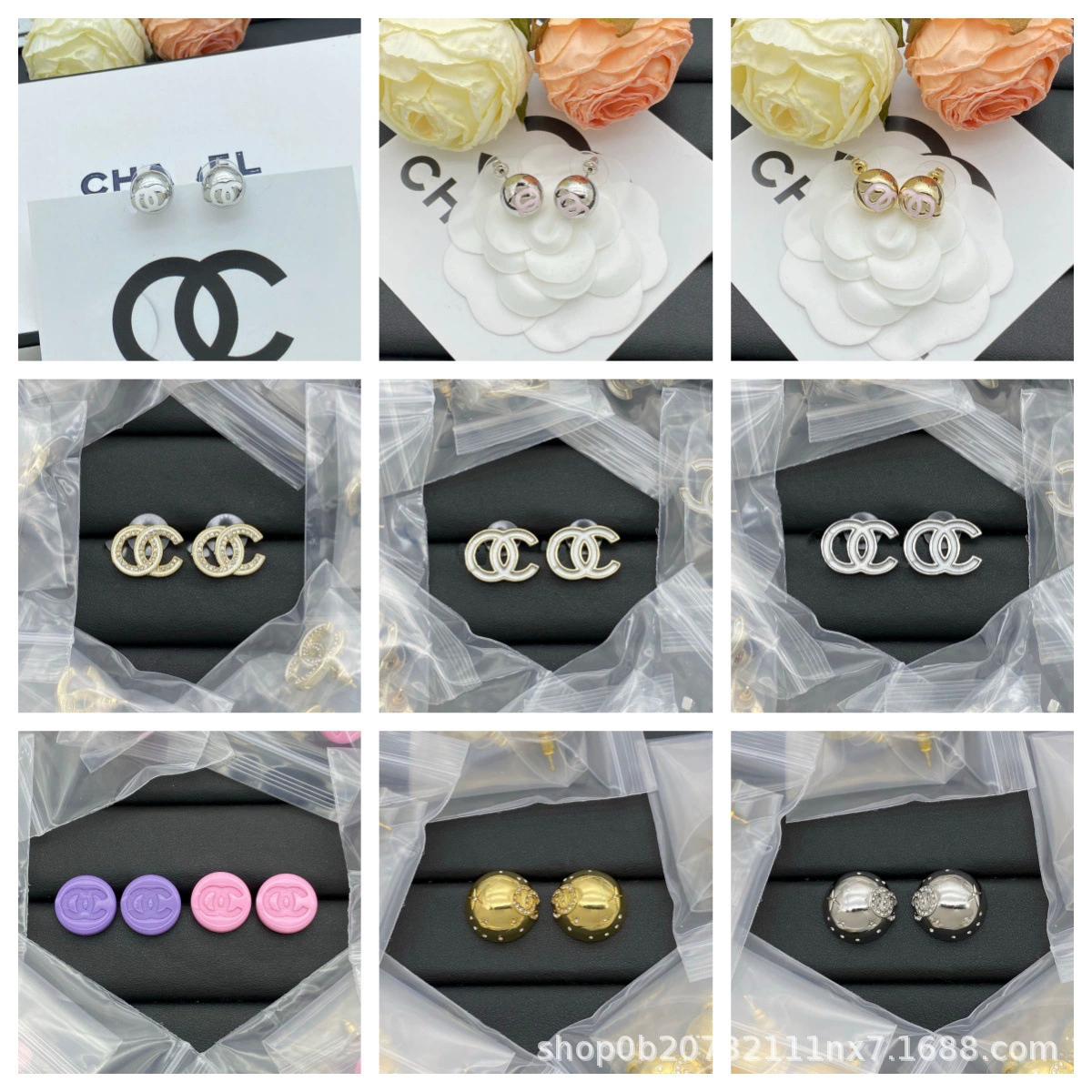 (Границ-торговля), модные серьги, европейский стиль, стиль Chanel