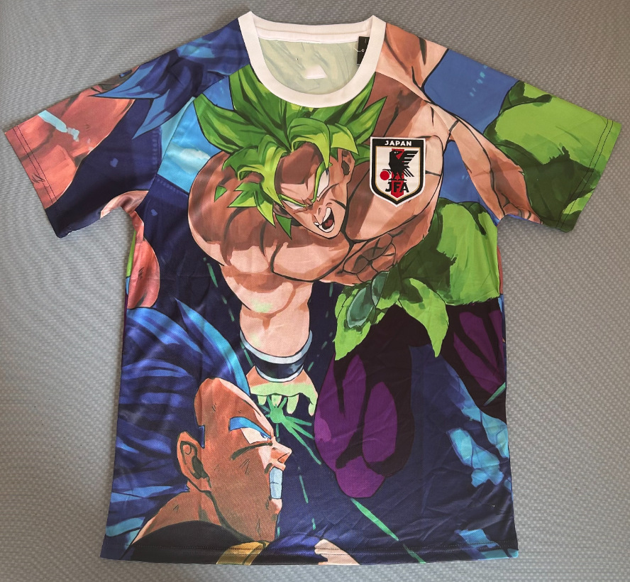 25-26 Nueva camiseta de anime de camiseta japonesa One Piece Samurai Sakura Dragon Ball Uniforme de fútbol transfronterizo de edición especial