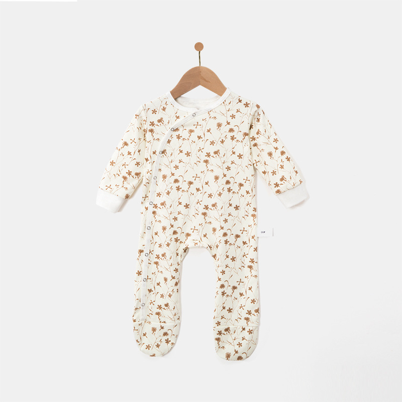 Comercio exterior, ropa de manga larga para bebés, ropa de botón de primavera y otoño, ropa de escalada de Amazon al por mayor.