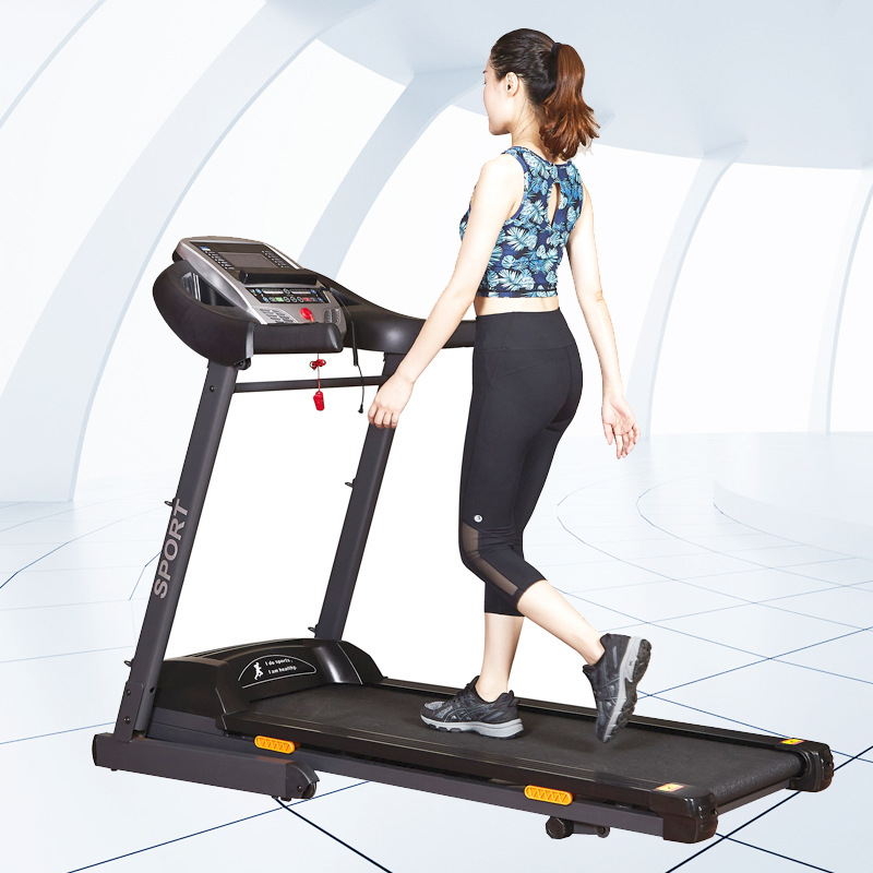 Luz comercial Oficina en el hogar ultra silencioso aeróbico cinta de correr eléctrica Venta Directa interior equipo de fitness máquina de caminar