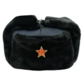 Blue Cloth 125g Black Velvet Sickle and Five-Pointed Star