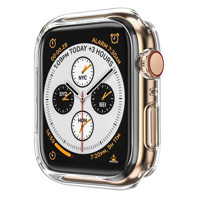 Для Apple Watch TPU защитный чехол iWatch S8 SE2 ультра полый прозрачный полумягкий чехол
