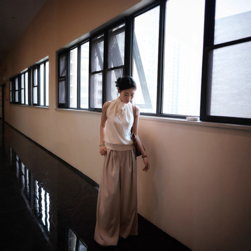 高级慵懒风百搭显瘦外穿垂感宽松女阔腿裤 春秋小个子新款阔腿裤|undefined