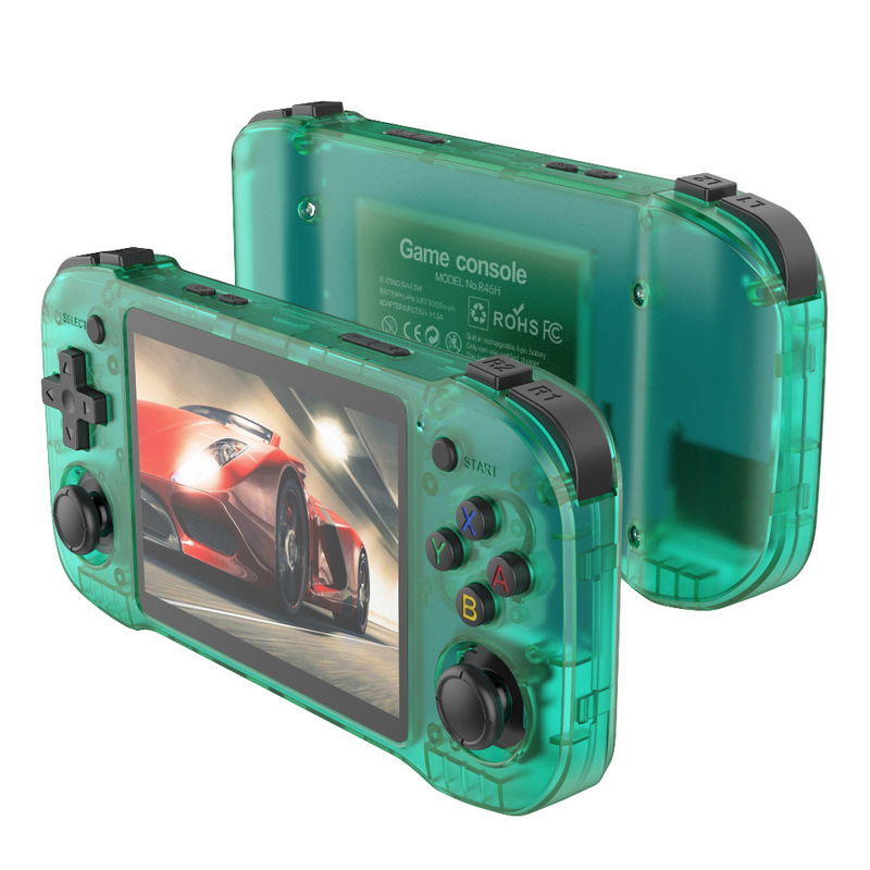 跨境新品R46H掌上游戏机正版ARKOS开源4.2寸高清大屏PSP横版掌机|undefined