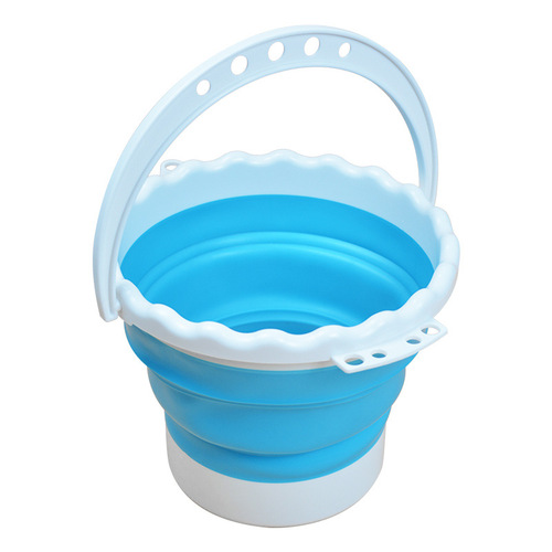 Art multifunctional retractable silicone bucket silicone pen washing bucket brush bucket sketching bucket gouache paint bucket