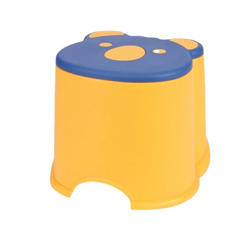 Plastic stool for adults and children, kindergarten cartoon small chair, thickened bathroom shoe changing stool and foot bench wholesale