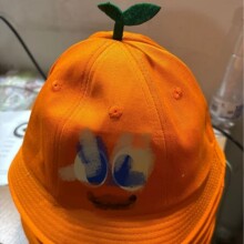 魔魔胡胡萝卜帽子五月天阿信WMLS演唱会周边同款橘色可爱丸子帽