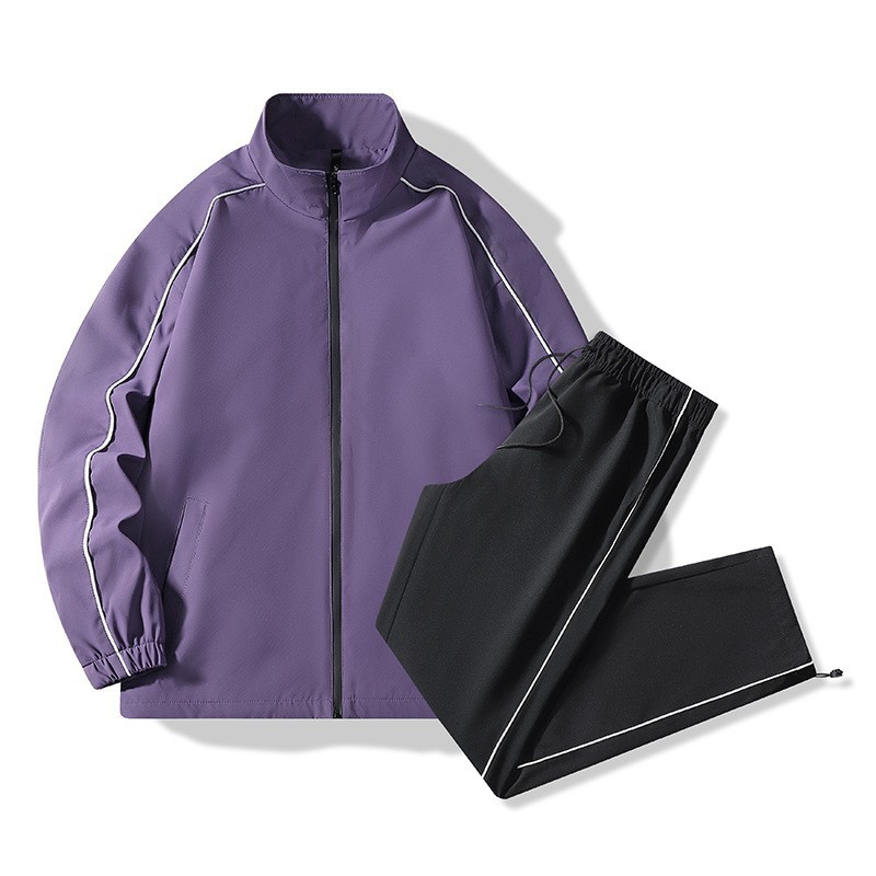 Trajes deportivos de otoño 2025, primavera y otoño, nuevos moda casuales para hombres, moda universal, chaqueta de pareja.