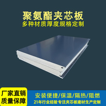 尚成厂家聚氨酯PU净化板 无尘车间洁净室 保温隔热彩钢泡沫夹芯板