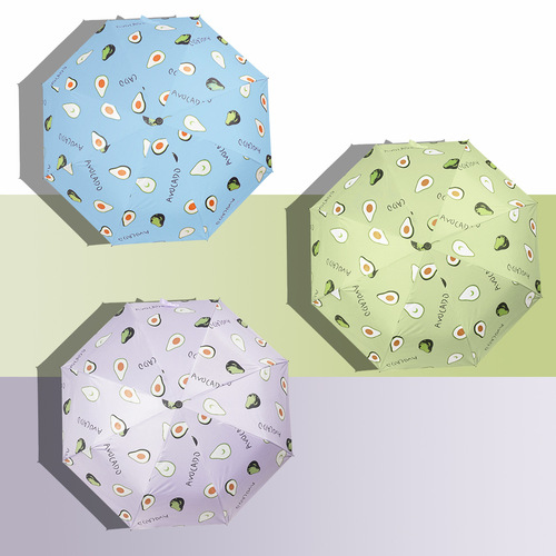 Wholesale Umbrella Printing Logo Sunshade Umbrella UV Protection Sun Umbrella Rain and Sun Dual-Purpose Folding Umbrella Cartoon Sunshade Umbrella