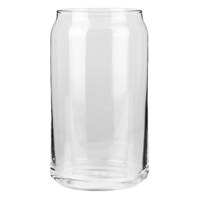 Simple ins taza de cola barra transparente jugo puede Red de vidrio bebida fría del hogar rojo taza de agua de alto aspecto